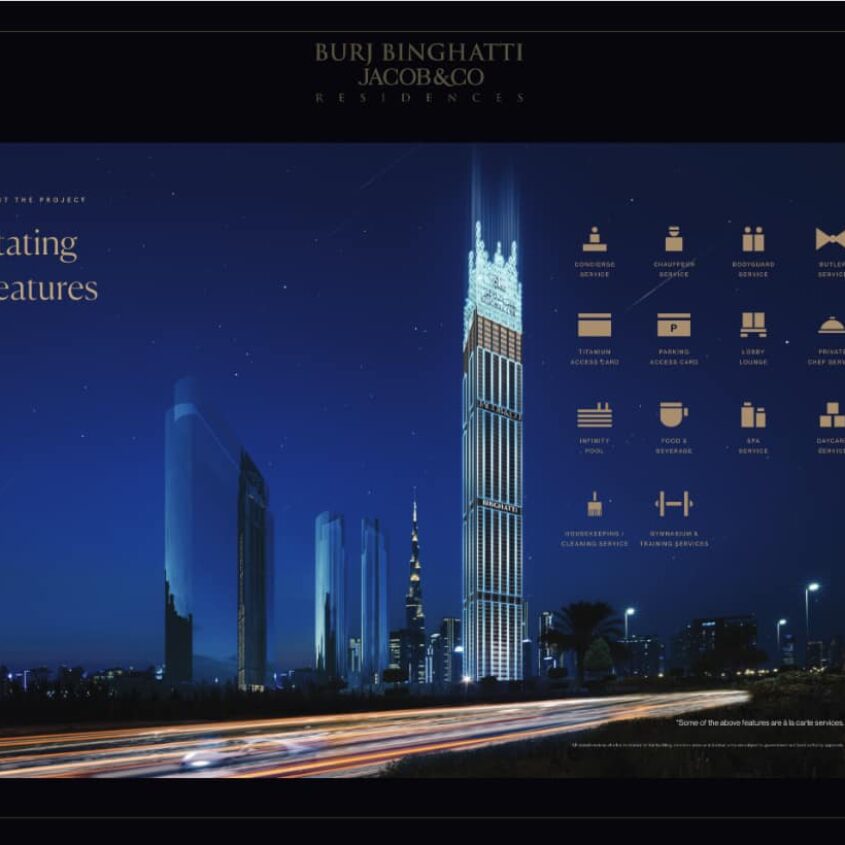Binghatti Tower the tallest Residential skyscraper in the world